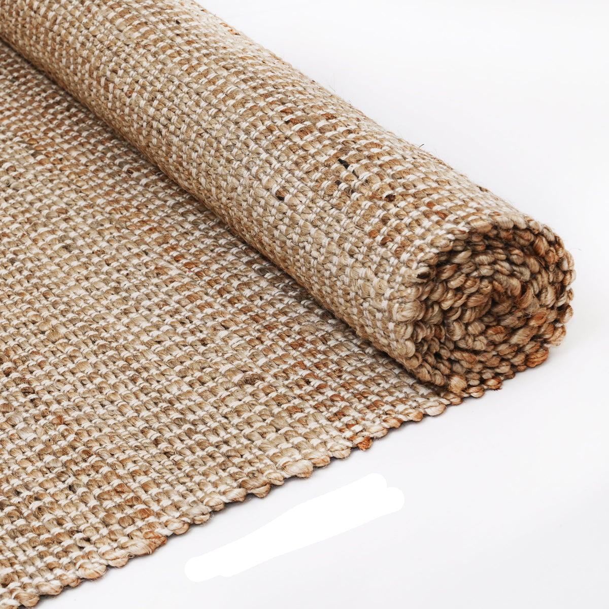 Alfombra de Yute Borde Acabado IC17307 Natural