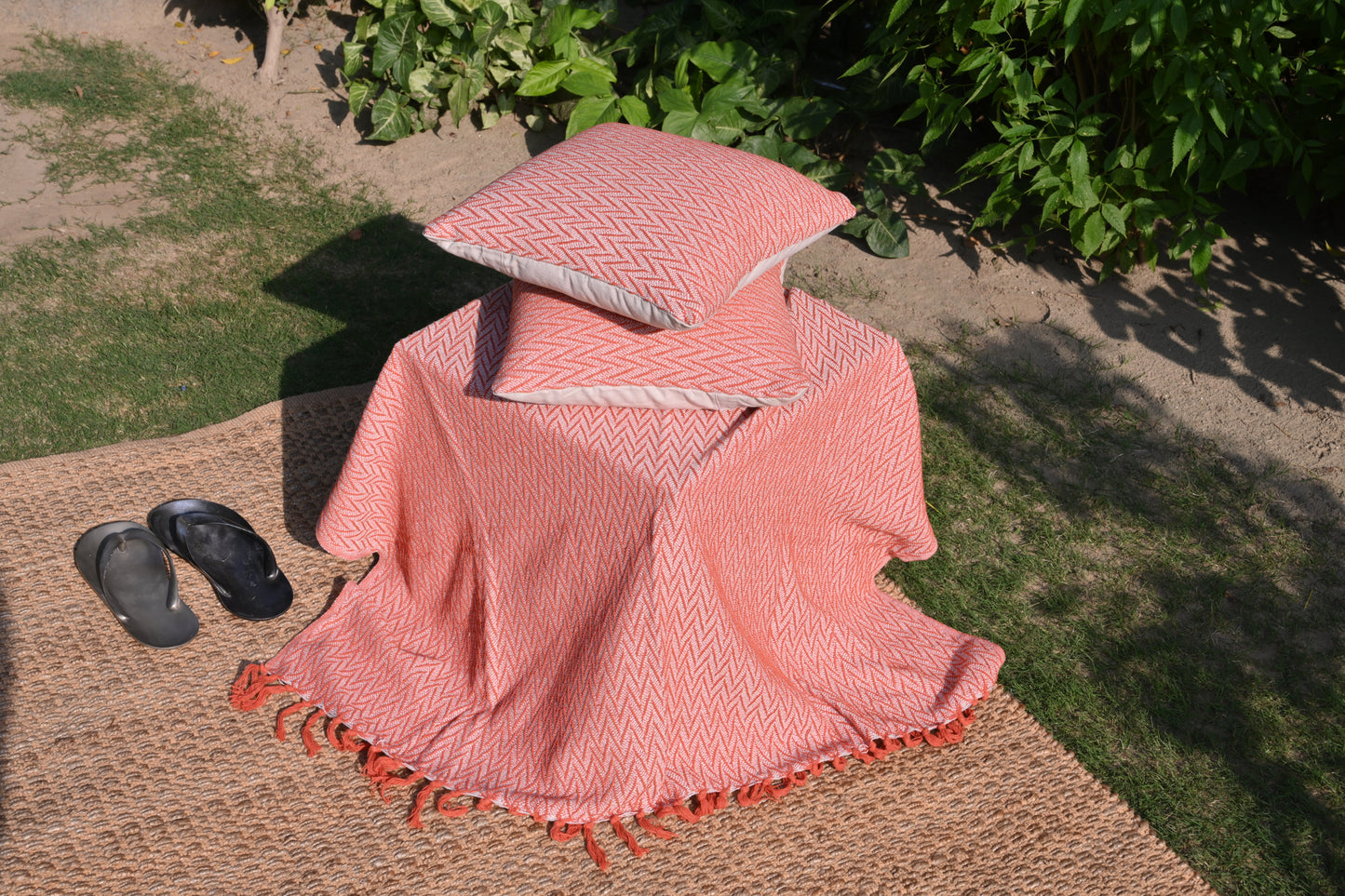 Cotton Handwoven Throw