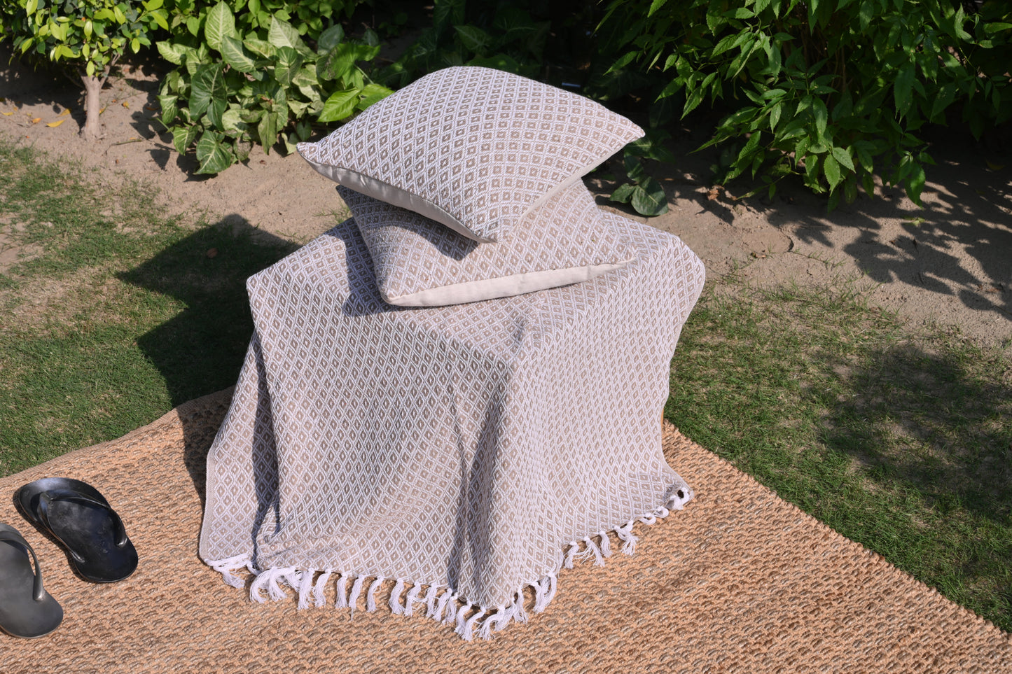Cotton Handwoven Throw