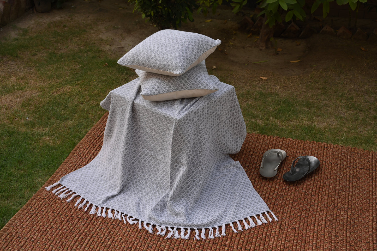 Cotton Handwoven Throw