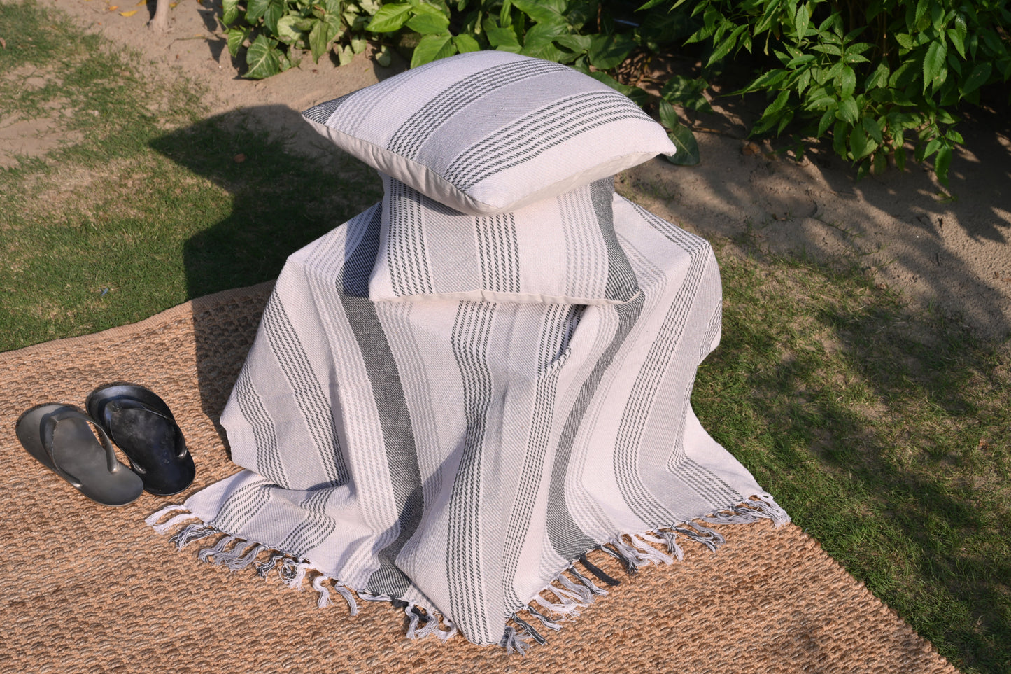 Cotton Handwoven Throw