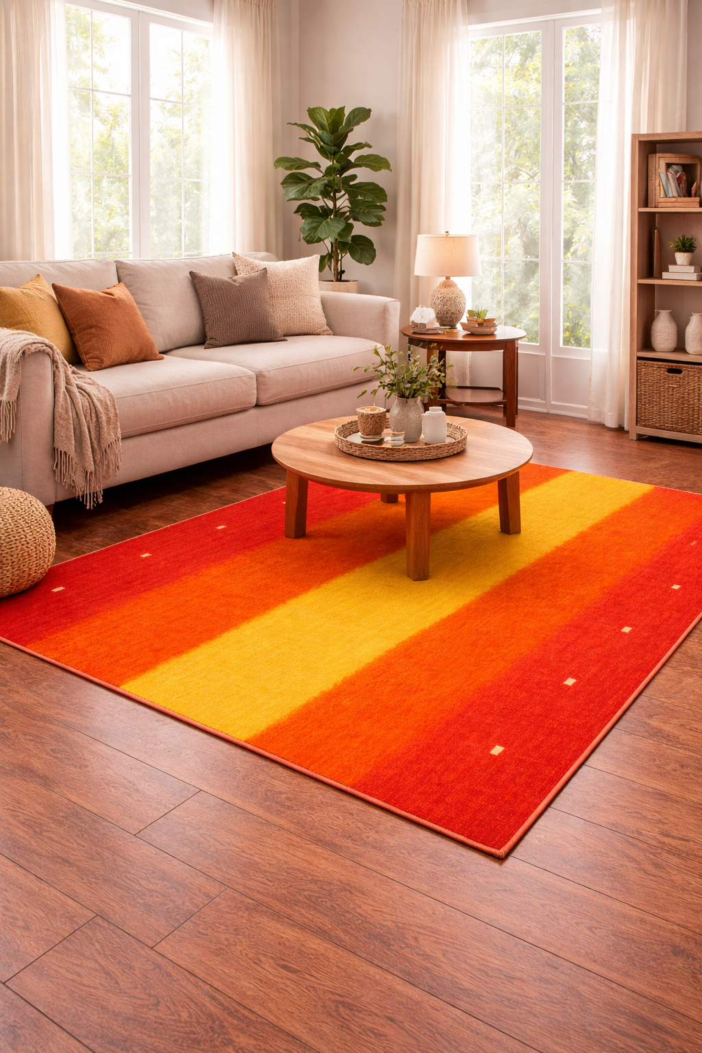 Alfombra Gabbeh DIC44 rojo - vista 5