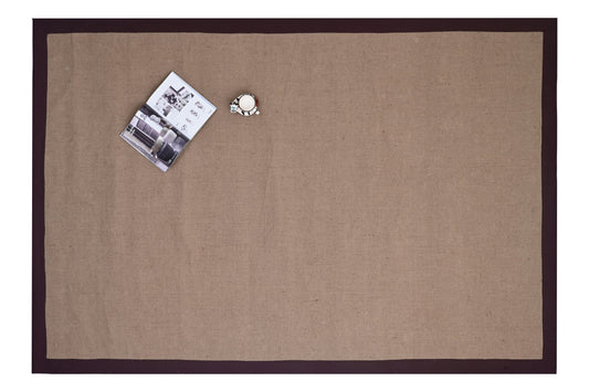 Alfombra de Yute – Borde Café