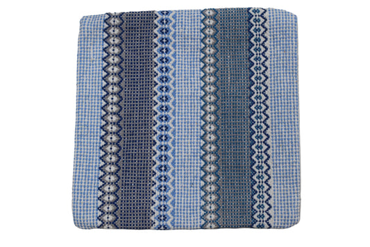 Funda de cojín IC13801 azul 40 × 40 cm