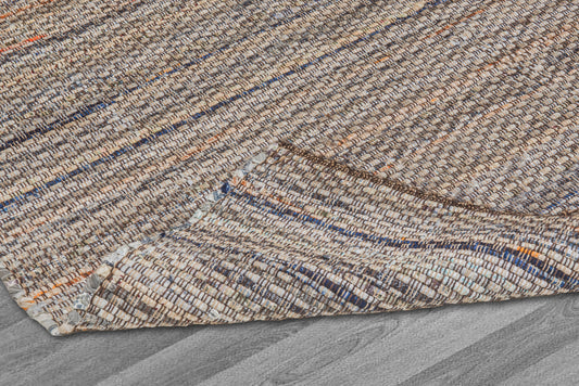 Detalle de alfombra Chindi IC14017 marrones y beige