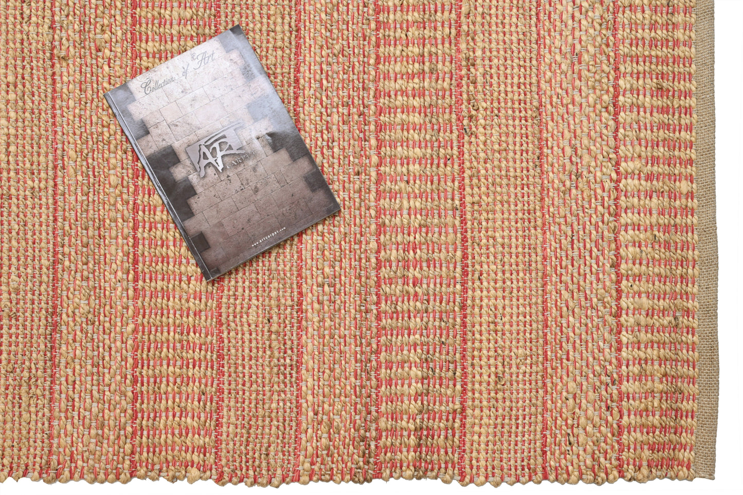 Alfombra de rayas Sarkanda – Borde con acabado en spray