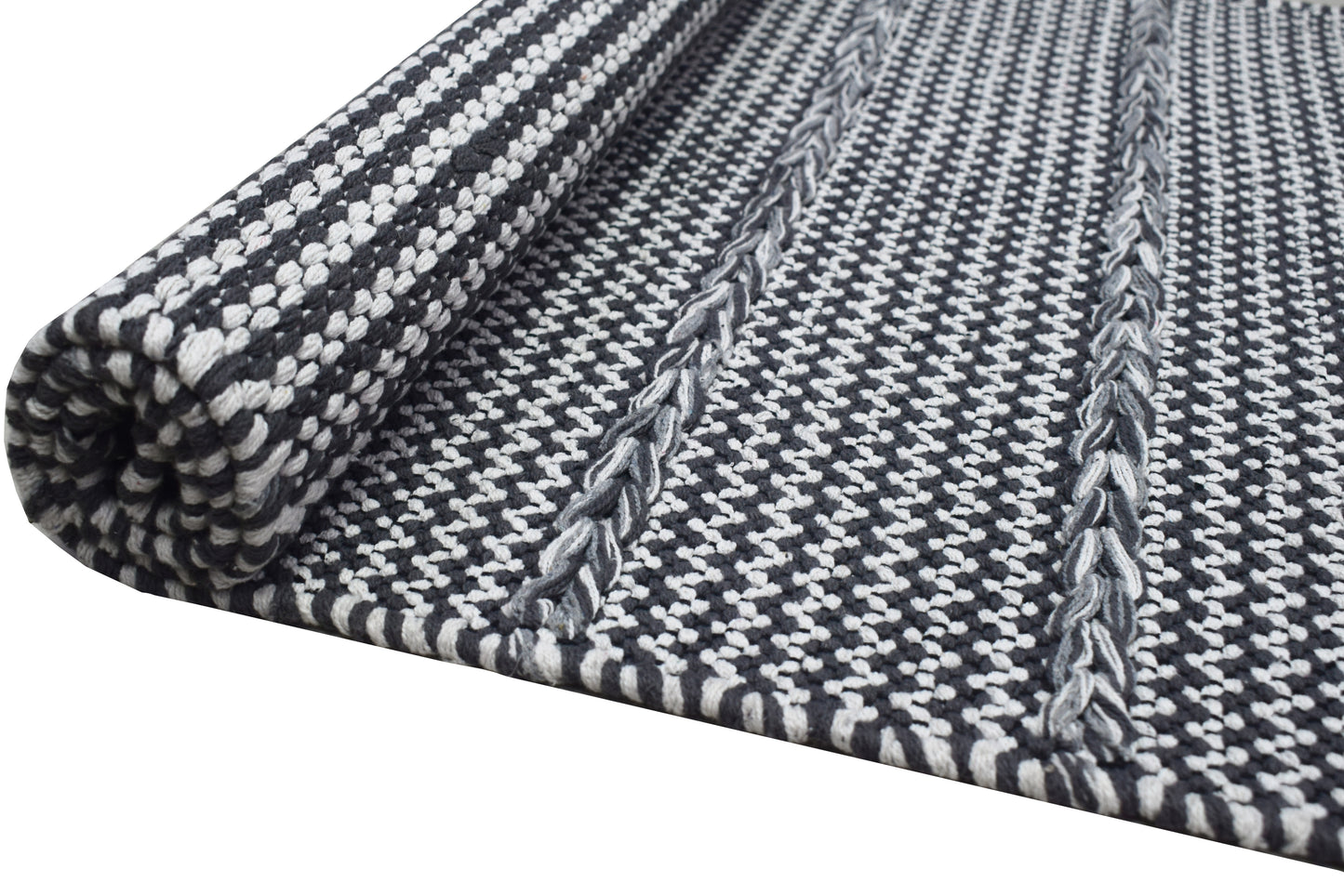 Cotton Dhurrie Rug – Hemmed with Tassels