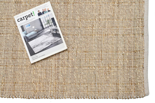 Alfombra de Seagrass Borde Acabado IC17820 Natural