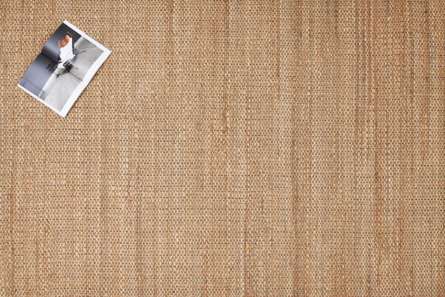 Dhurrie de yute tejido a mano – Borde rematado