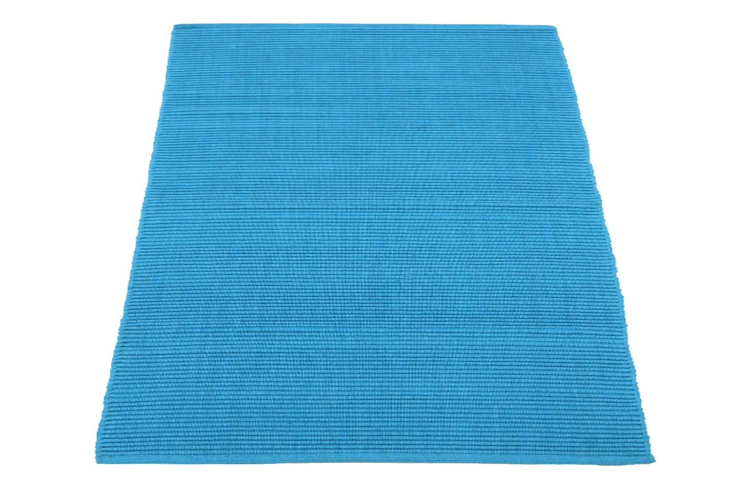 Tapete de playa tejido a mano Ocean Flame en Turquesa