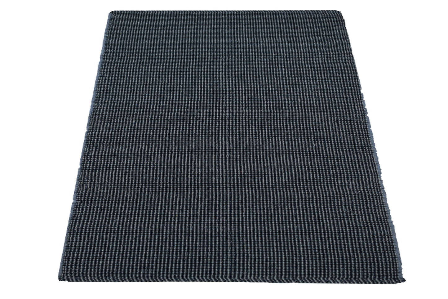 Alfombra de Playa Tejida a Mano Stormy Stone en Gris Oscuro