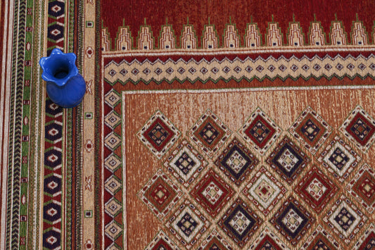 Alfombra Tejida Jacquard RAC47 Multicolor