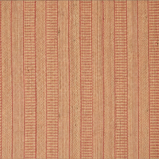 Alfombra de yute y algodón IC15112 en tonos natural y naranja