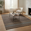 Alfombra Kilim de Algodón Borde Acabado IC14492 Marrones/Beige