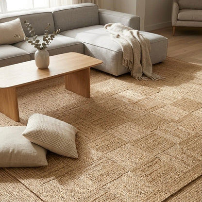 Alfombra de Yute Trenzado IC18598 Natural