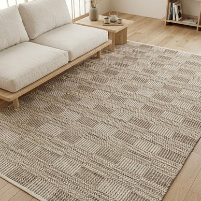 Alfombra de Pasto Marino Borde Acabado IC18404 Natural