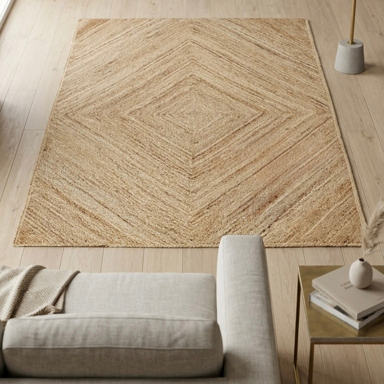 Alfombra de Yute Trenzado IC18599 Natural
