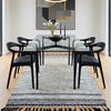 IC17485 Grey/Silver Cotton Dhurrie Rug with Border and Fringe