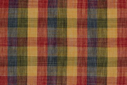 Alfombra de Algodón a Cuadros – Tejido con Borde