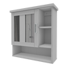 Gabinete de Medicina para Baño MYSRTA0522091 Blanco Solar