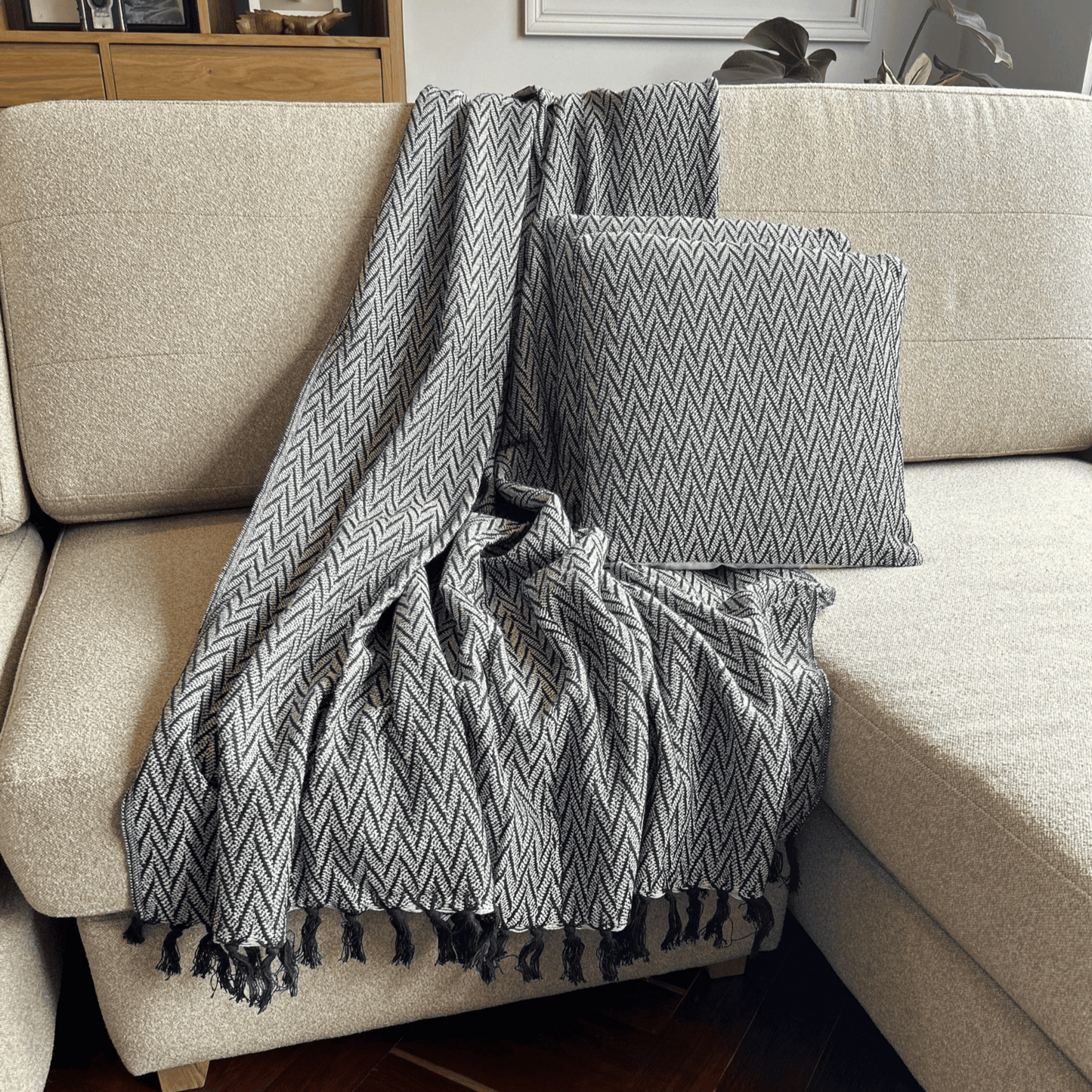Cotton Handwoven Throw