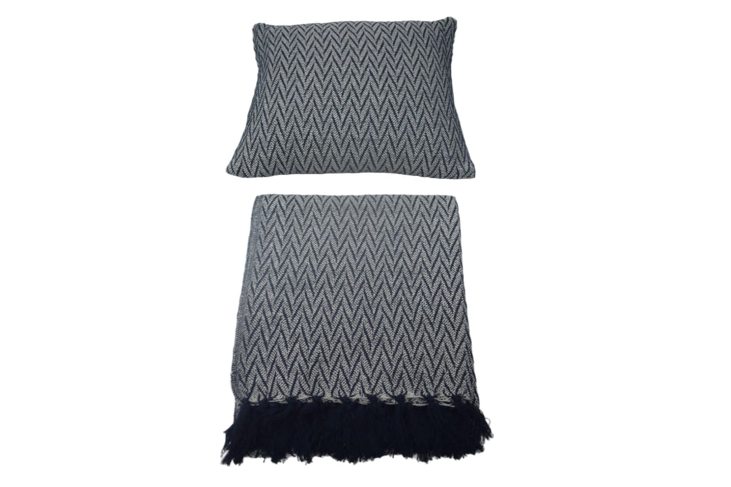 Manta de Algodón Tejida a Mano