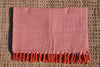 Set de Manta y 2 Cojines Tejidos a Mano DIC15 Naranja