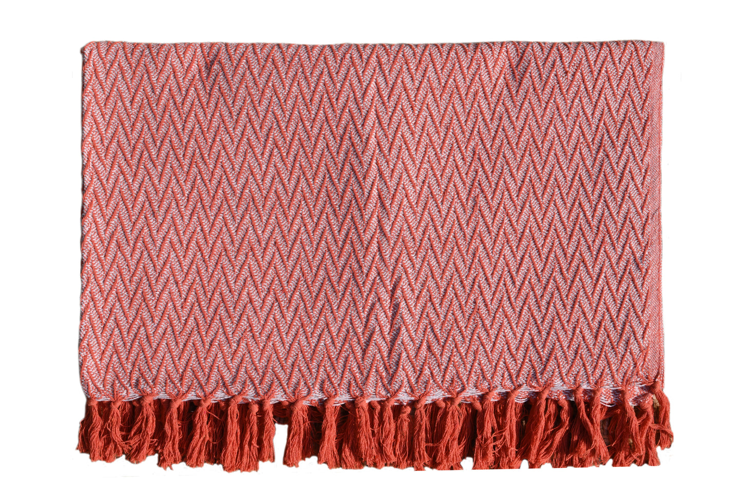 Manta de Algodón Tejida a Mano