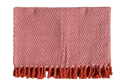 Manta de Algodón Tejida a Mano