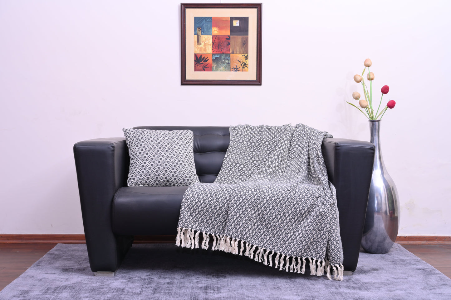 Cotton Handwoven Throw