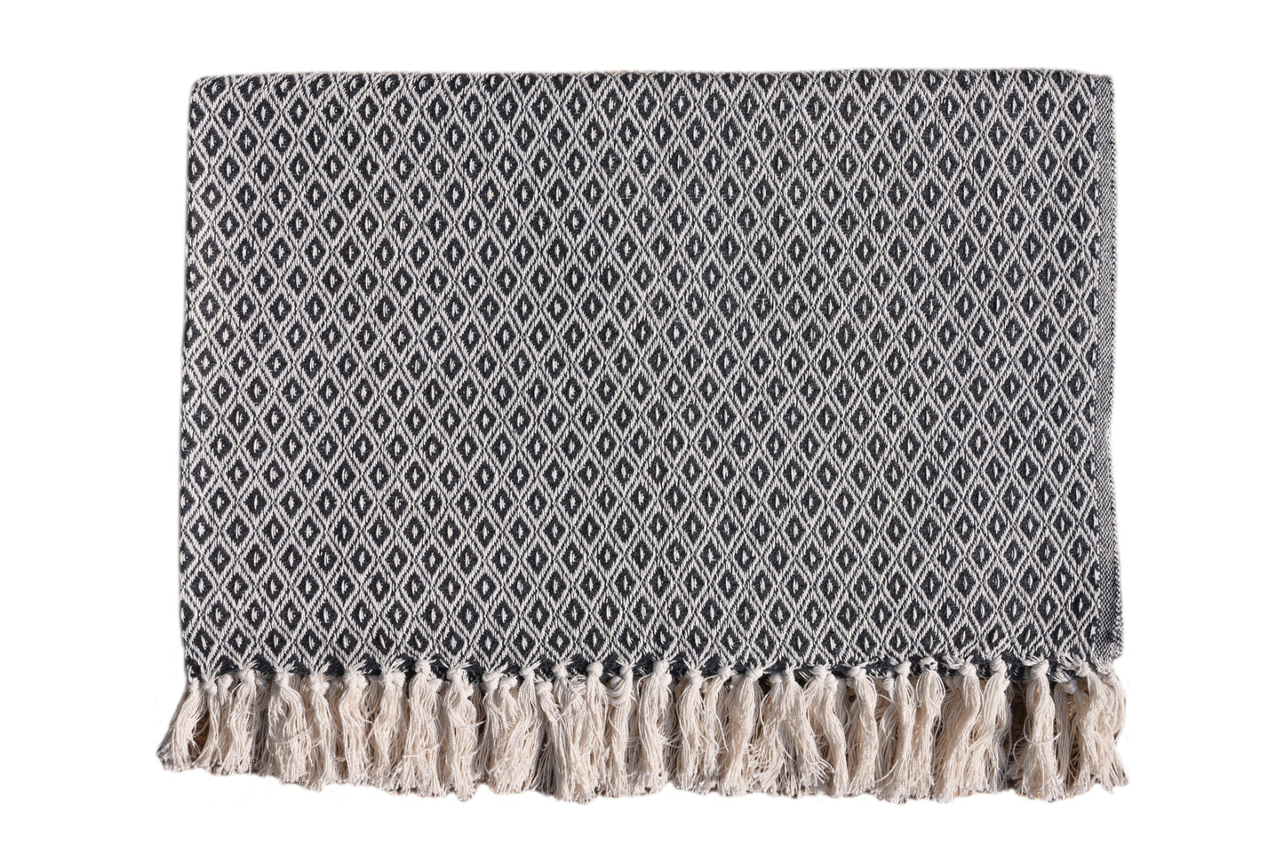 Manta de Algodón Tejida a Mano