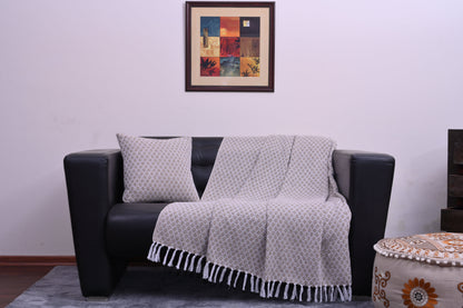Cotton Handwoven Throw