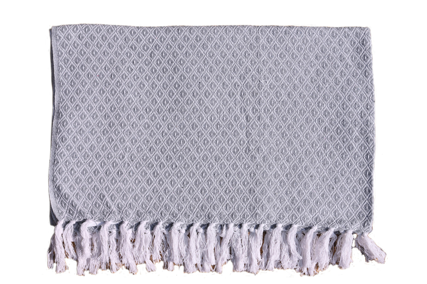 Manta de Algodón Tejida a Mano