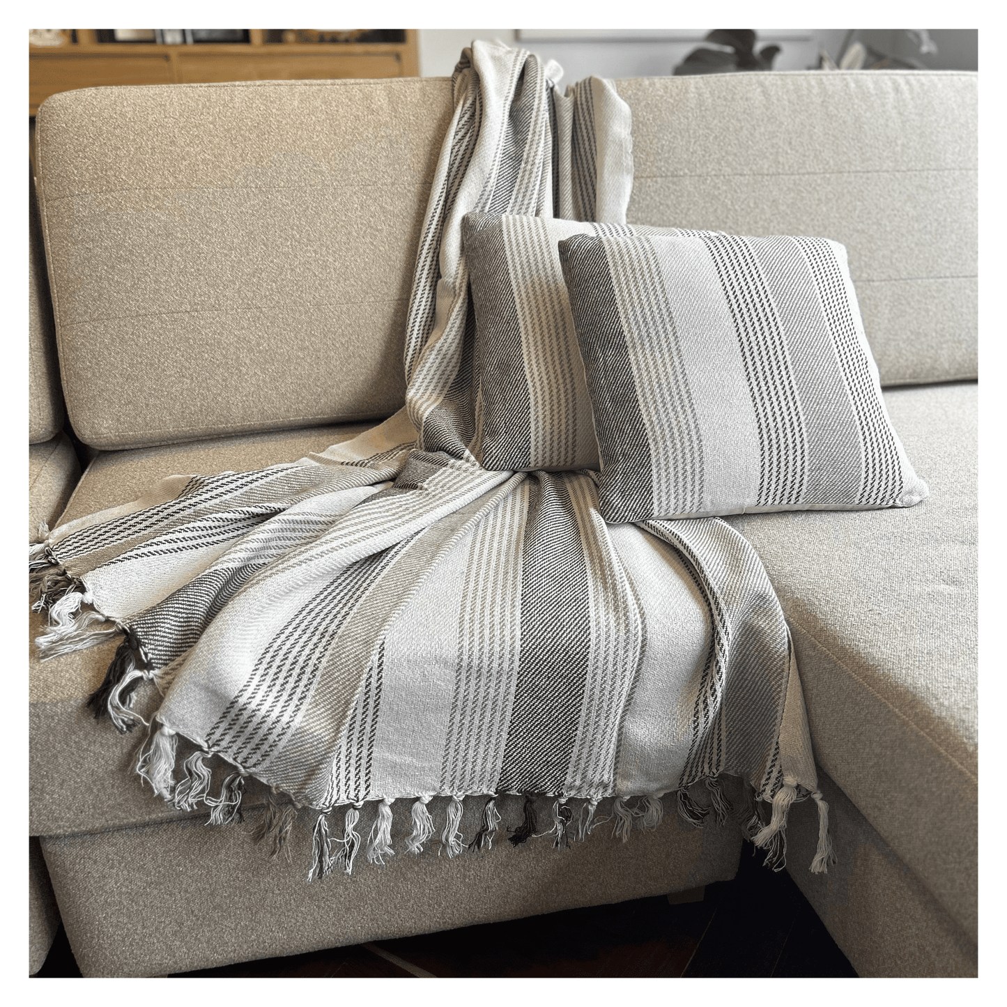 Cotton Handwoven Throw