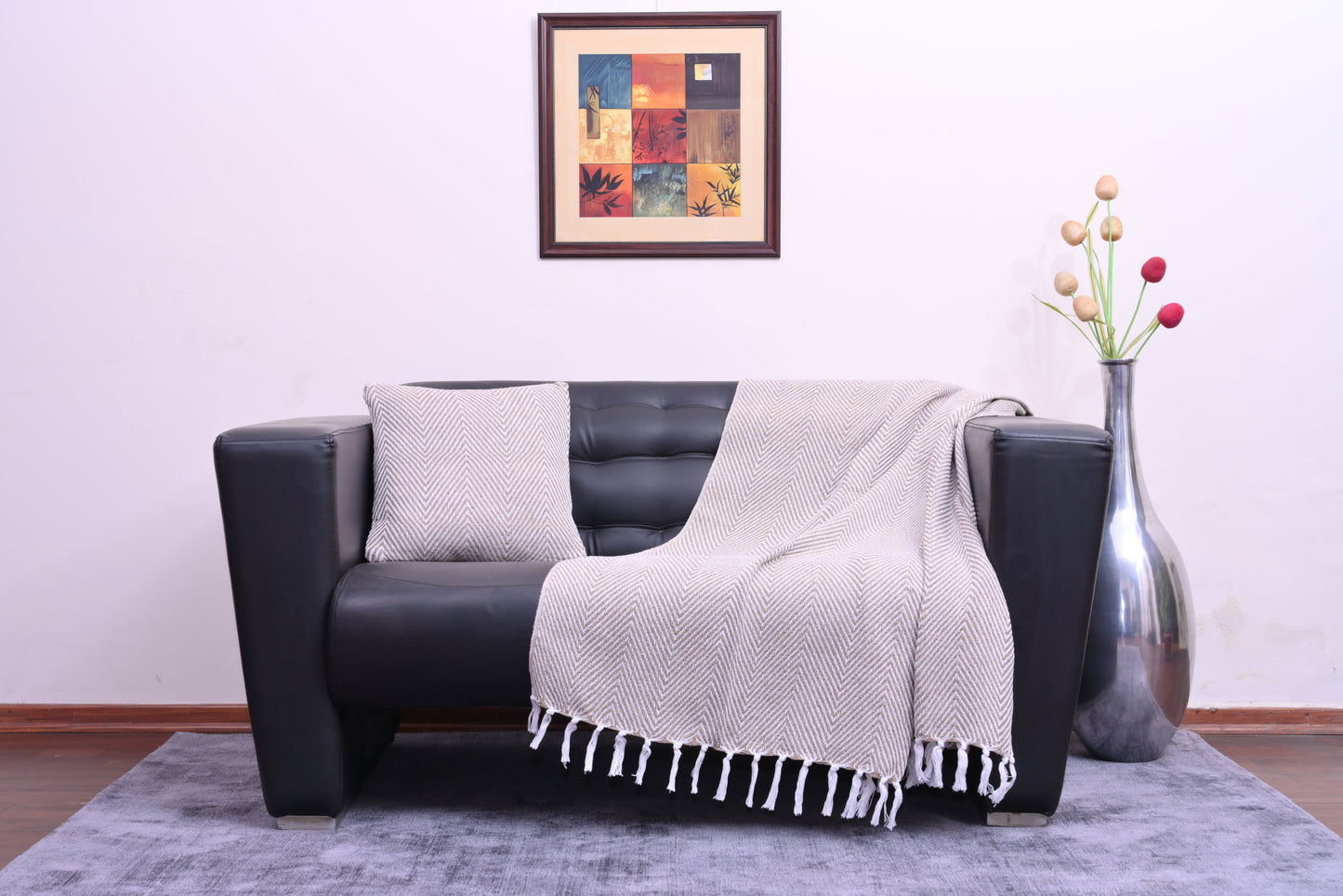 Cotton Handwoven Throw