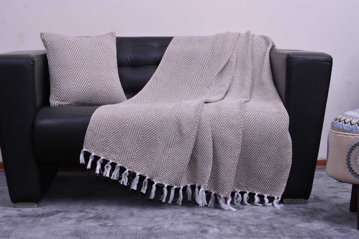 Cotton Handwoven Throw