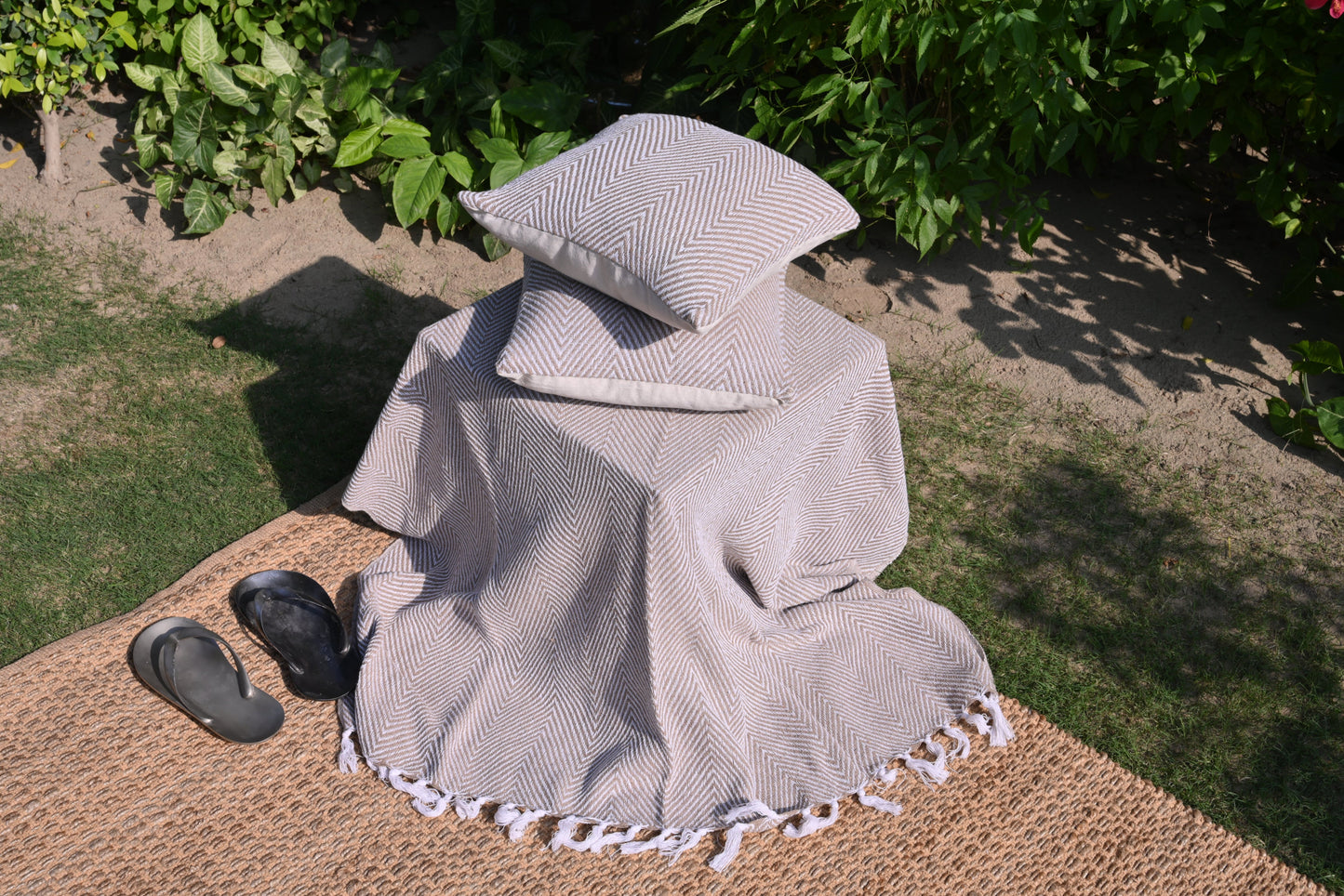 Cotton Handwoven Throw