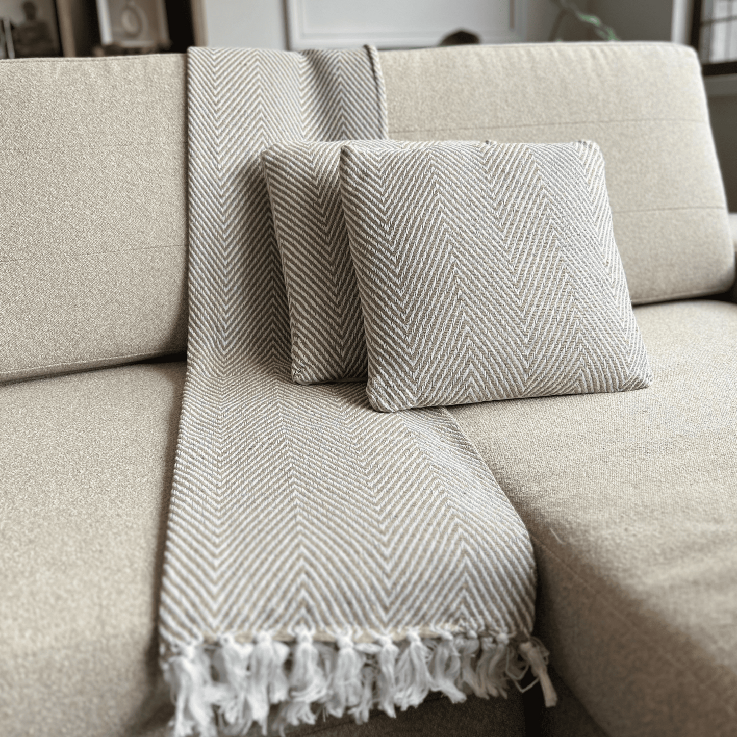 Cotton Handwoven Throw