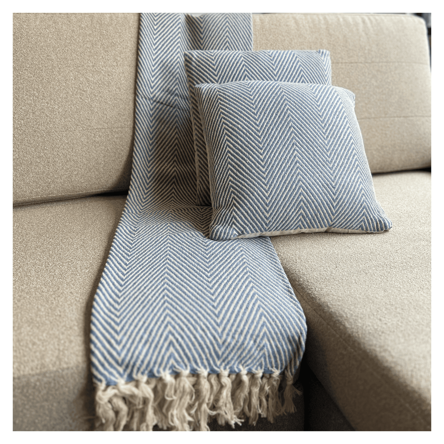 Cotton Handwoven Throw