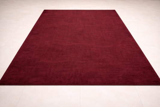 Alfombra de Lana Tejida en Telar Manual DIC56 Vino