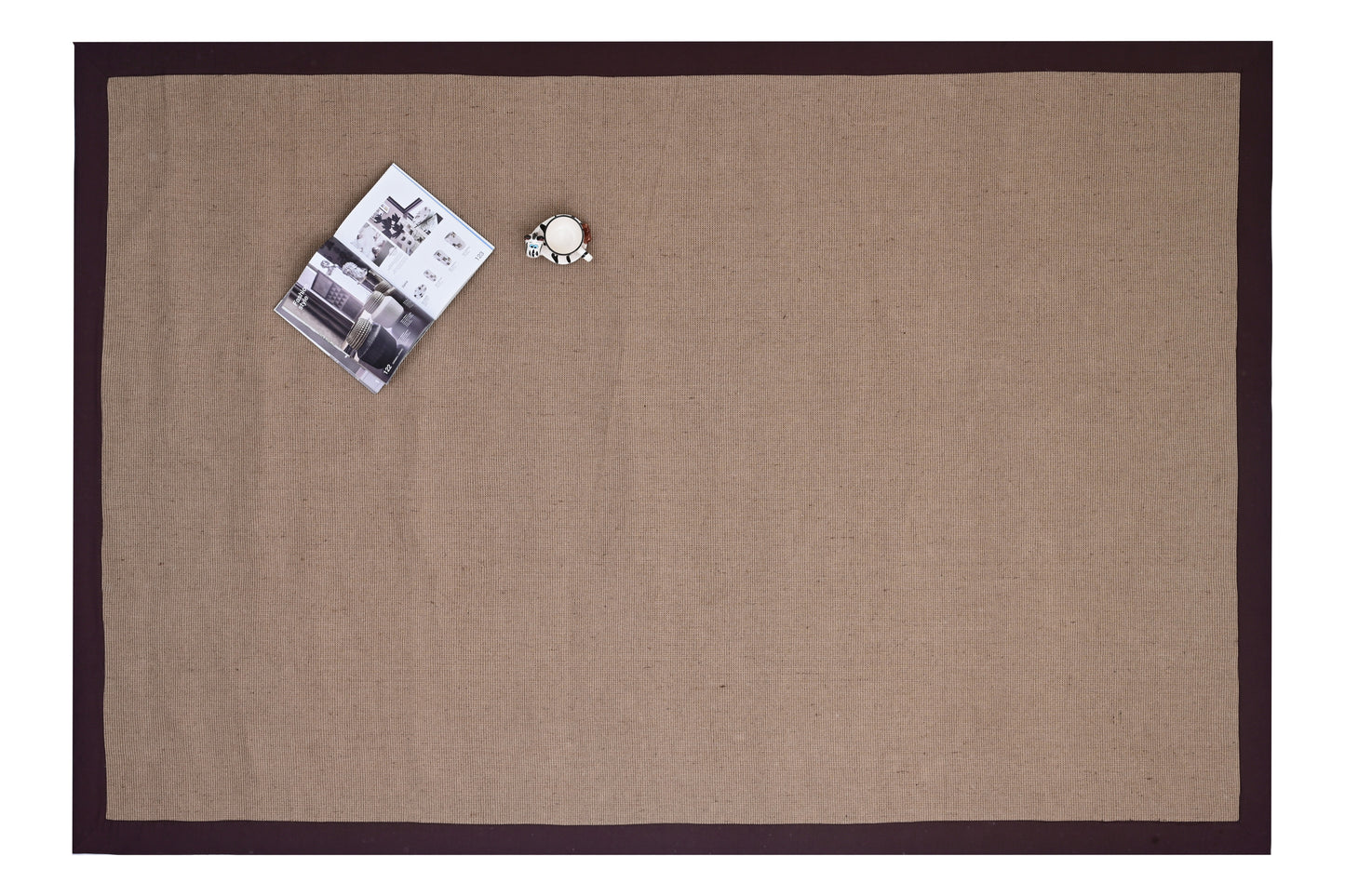 Alfombra de Yute – Borde Café