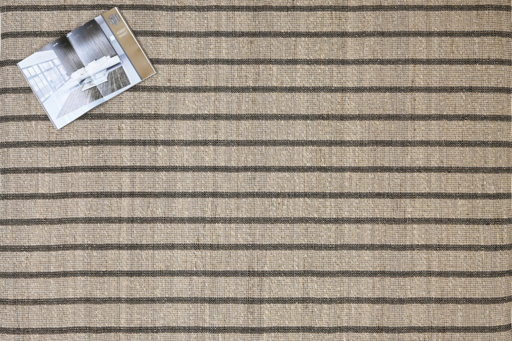 Alfombra de Sea Grass a Rayas – Borde Acabado