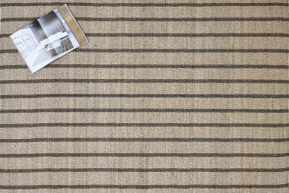 Alfombra de Sea Grass a Rayas – Borde Acabado