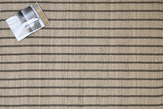 Alfombra de Sea Grass a Rayas – Borde Acabado