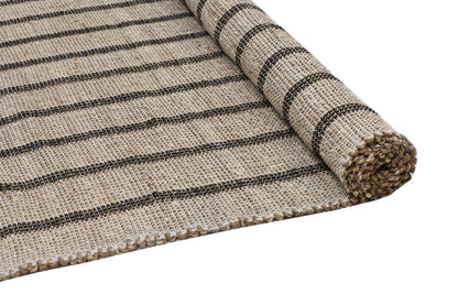 Alfombra de Sea Grass a Rayas – Borde Acabado