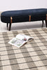 Seagrass Checkered Rug – Hemmed Edge