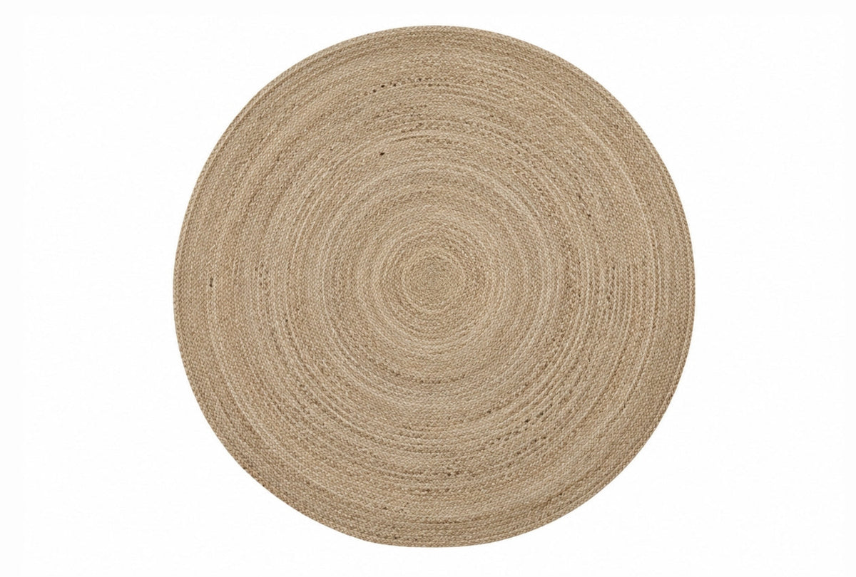 Alfombra Redonda de Yute IC12606 Natural