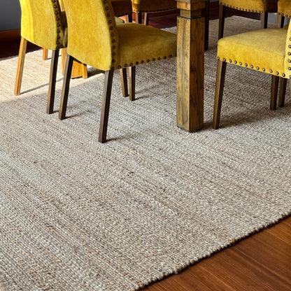 Alfombra de Yute Borde Acabado IC17307 Natural