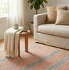 Alfombra Kilim de Algodón Borde Acabado IC15032 Naranja
