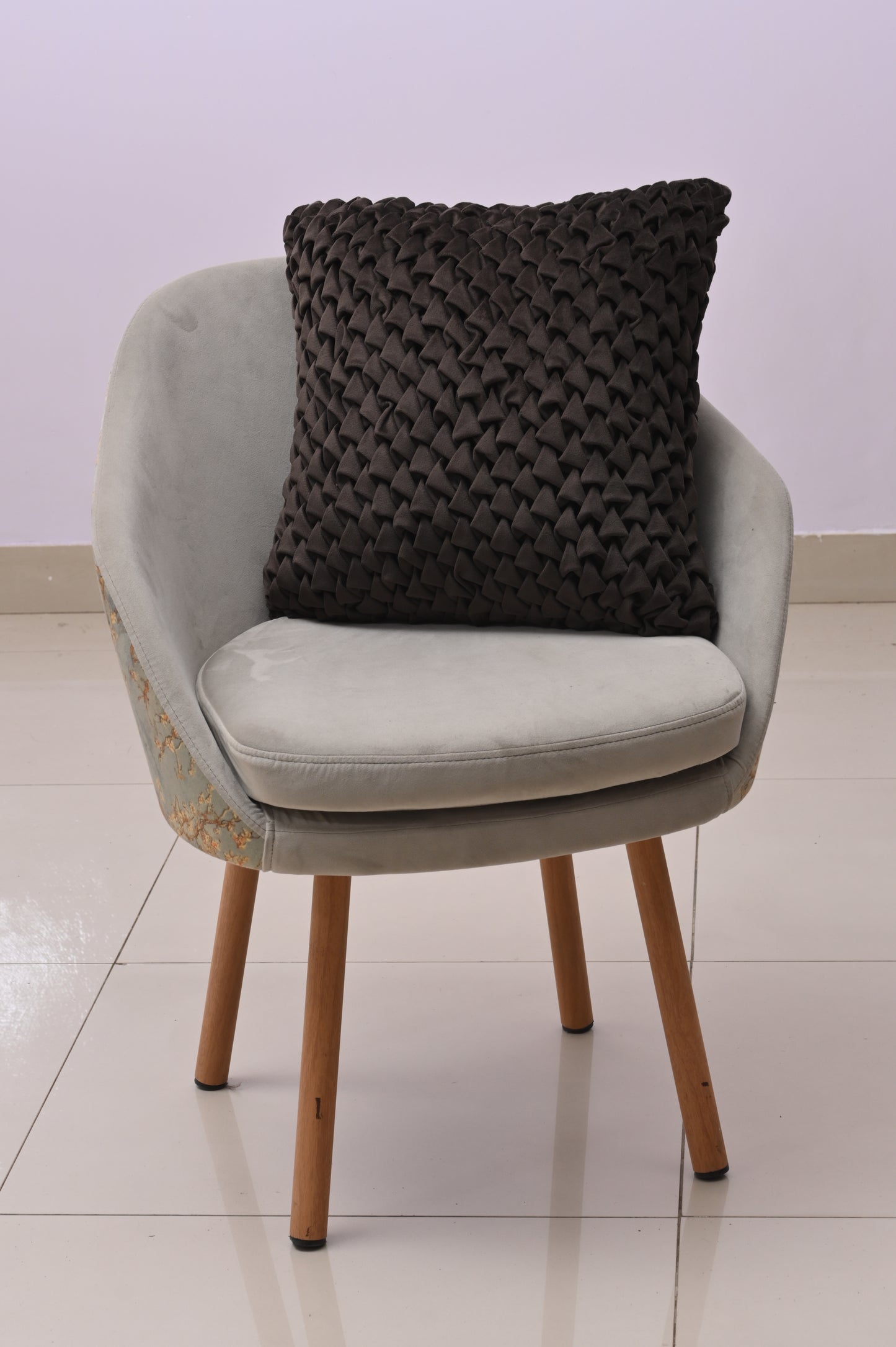 Funda de Cojín con Diseño Panal